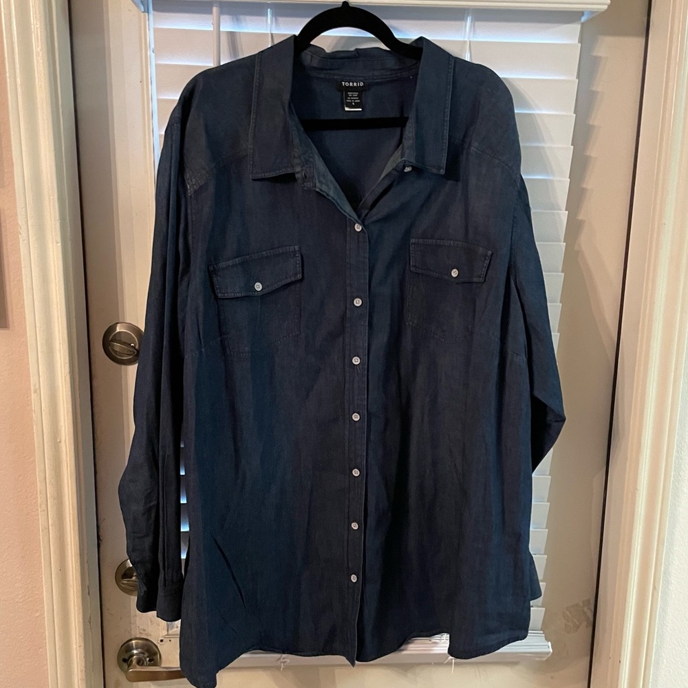 COPY - Torrid Denim Button Down 5x